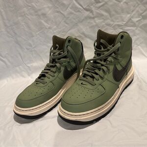 Nike Olive and Black High-Top Sneakers